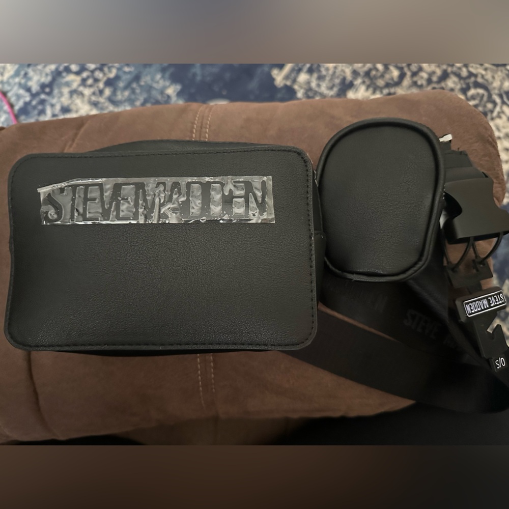 Black Crossbody Bag-Steve Madden